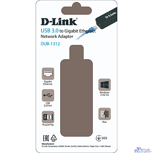 D-Link DUB-1312/B2A Сетевой адаптер Gigabit Ethernet / USB 3.0