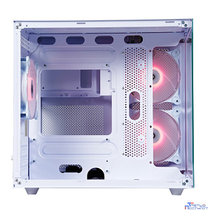 Defender Корпус компьютерный NovaCube белый,mATX,3fan,switch&M/BSync