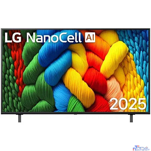 LG 43" 43NANO81A6A.ARUG черный {Ultra HD 60Hz DVB-T DVB-T2 DVB-C DVB-S DVB-S2 USB WiFi Smart TV}