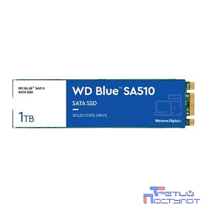 SSD WD Blue SA510 WDS100T3B0B 1ТБ, M.2 2280, SATA3