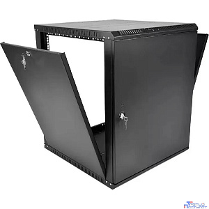 ЦМО Шкаф телекоммуникационный настенный разборный ЭКОНОМ 18U (600 x 650) дверь металл, цвет черный (ШРН-Э-18.650.1-9005)