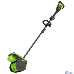 Greenworks Снегоуборщик аккумуляторный GD40SS2, (40V, 30 см, с регулируемым направлением выброса, бесщеточный, с 1хАКБ 4 Ач и ЗУ) [2603107UB]