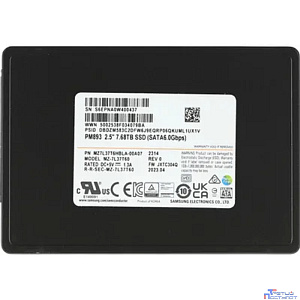 Samsung SSD 7680Gb PM893 MZ7L37T6HBLA-00A07 Data Center SSD, 2.5'' 7mm, SATA