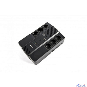 ИБП Бастион SKAT-UPS 600 AI {Line-interactive, 600/360Вт, USB/RJ-45, АКБ 1х 7Ач, сверху ЕВРО 3+3, реестр МПТ} (8998)