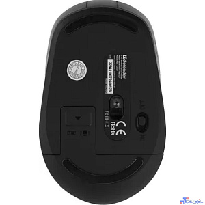 Defender Auris MB-027 { Беспроводная оптическая мышь,черный,4D,800-1600dpi,бесшумн } [52027]