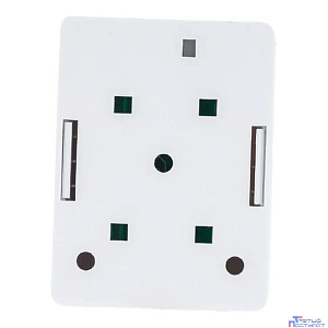 Розетка Lanmaster TWT-SM1-45/S6-WH настен.RJ45 кат.6 STP бел. (упак.:1шт)