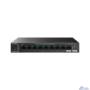 IP-COM G2210P-8-120W Коммутатор управляемый PoE, 10 портов, 9x1 Гбит/с, SFP 1x1 Гбит/с, PoE 8x 30Вт (до 110 Вт)