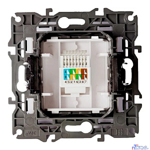 Эра Б0034302 14-3107-01 Розетка RJ45, IP20, белый