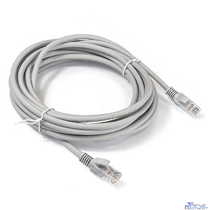 Exegate EX290421RUS Патч-корд LSZH UTP-RJ45-RJ45-5e-7M-LSZH-GY, UTP, cat.5e, 7м, серый
