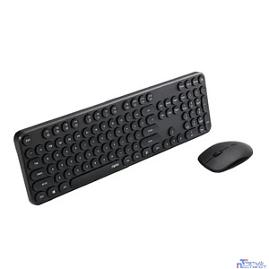 Клавиатура + мышь Rapoo X260S клав:черный мышь:черный USB беспроводная
