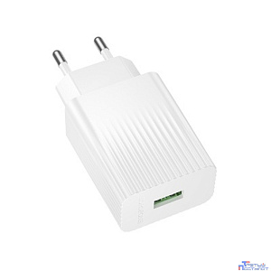 BOROFONE BAS72A/ Сетевое ЗУ/ QC 3.0/ 1 USB/ Выход: 18W/ белый