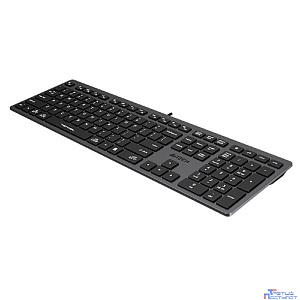 Клавиатура A4Tech Fstyler FX50 серый USB slim Multimedia (FX50 GREY) [FX50 GREY]