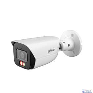 DAHUA DH-IPC-HFW3449EP-S-IL-0600B Уличная цилиндрическая IP-видеокамера 4Мп, 1/2,9” CMOS, объектив 6мм, видеоаналитика, микрофон, ИК 50м, LED 50m, IP67, металл