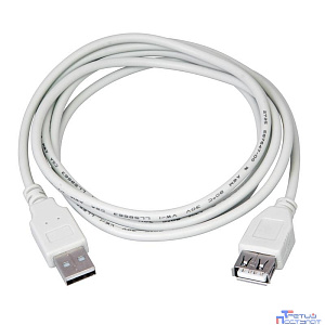 Rexant (18-1117) Кабель шт. USB-A – гн. USB-A, 2,4А, 5м, ПВХ, серый