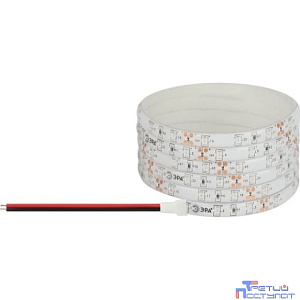 ЭРА Б0059899 Светодиодная лента LS2835 -4,8-60-12-R-IP65-1 year-5m, красный, 5м
