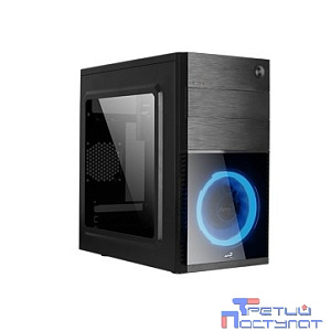 Корпус MiniTower AeroCool CS-105 blue RGB fan (mATX, 1xUSB3.0, 1xUSB2.0 без БП) (4718009152540)