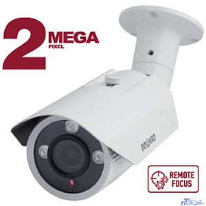 BEWARD B2560RVZ2 Уличная IP-камера 2 Мп, 1/2.8'' КМОП SONY Starvis, объектив 2.7-13.5мм, ИК-подсветка до 25м, microSDXC (до 128 ГБ), IP66