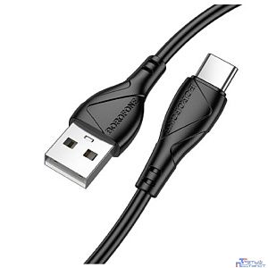 BOROFONE BX121/ USB кабель Type-C/ 1m/ 3A/ черный