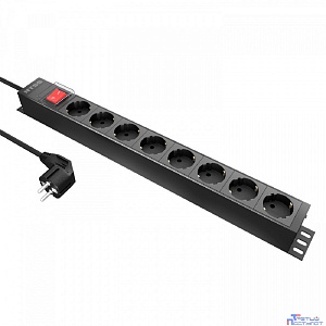 NTSS Блок распределения питания гор.размещ. 8xSchuko базовые 16A Schuko 1.8м NTSS-PDU-DA2034
