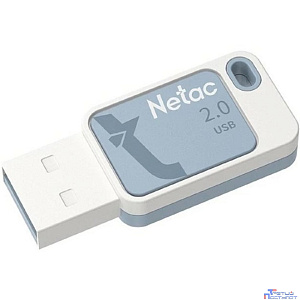 Netac USB Drive 4GB UA31 <NT03UA31N-004G-20BL>, USB2.0, голубая