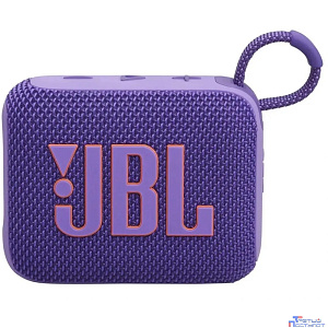 Колонка порт. JBL GO 4 фиолетовый 4.2W 1.0 BT 850mAh (JBLGO4PUR)
