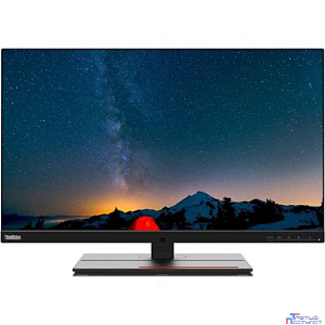 LCD Lenovo 27" P27u-20 ThinkVision {IPS 3840x2160 60Hz 4ms 450cd 2xHDMI DisplayPort 3xUSB USB-C(27W) Thunderbolt RJ45 2x3W HAS Pivot Vesa}
