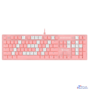 Клавиатура A4Tech Bloody B800 Dual Color механическая розовый/белый USB for gamer LED