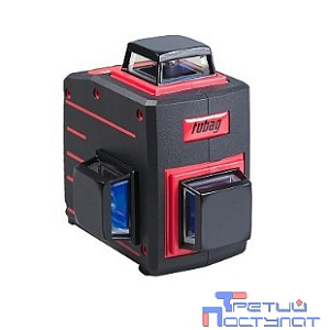Fubag 3D уровень лазерный Pyramid 30R  {Красный; 20/50 м с приемником; проекция: 360 градусов и 2 вертикальные 360 град.; точность ±2mm/10m; самовыравнивания ±3°; IP 54} [31631]
