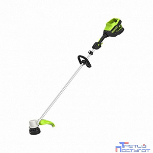 Greenworks GD82LTK5 Триммер аккумуляторный , 82 В, 40 см,  бесщеточный,   с 1хАКБ 5 Ач. и ЗУ [2110607UB]