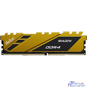 Модуль памяти Netac Shadow DDR4 3200Мгц 8Gb CL16 Yellow (NTSDD4P32SP-08Y)