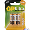 Батарея GP Ultra Alkaline 24AU LR03 AAA (4шт. уп)