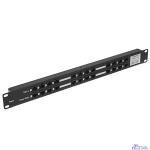 Midspan-12/P Пассивный PoE-инжектор Fast Ethernet на 12 портов.