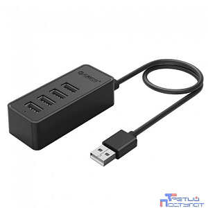 ** 1328355 ORICO W5P-U2-BK USB-концентратор Orico W5P-U2 (черный)