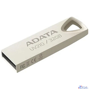 A-DATA Flash Drive 32GB UV210, USB 2.0, Металлич., Серебро