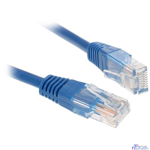 Gembird/Cablexpert Патч-корд UTP 5e, 3м, литой, многожильный, синий (PP12-3M/B)