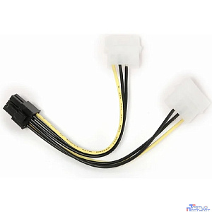 Gembird Разветвитель питания , 2xMolex->PCI-E 6pin, для подкл. в/к к б/п [CC-PSU-6]