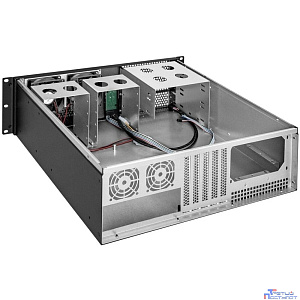 Exegate EX264270RUS Серверный корпус Exegate Pro 3U390-08 <RM 19",  высота 3U, глубина 390, без БП, USB>