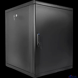 ЦМО Шкаф телекоммуникационный настенный разборный 15U (600 x 520) съемные стенки, дверь металл, цвет черный (ШРН-М-15.500.1-9005)