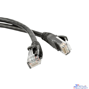 Патч-корд LANMASTER LSZH UTP кат.5e, 5.0 м, черный