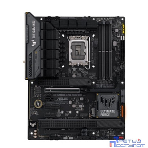 ASUS TUF GAMING Z790-PLUS WIFI (Socket 1700, ATX, 4xDDR5(192GB), DP/HDMI, 1xPCIe 5.0x16/1xPCIe 4.0x16/1xPCIe 4.0x4, 2xPCIe 3.0, 1xLAN (2.5GbE), Wi-Fi 6E, BT, 4xSATA 6Gb/s, 4xM.2, 2xType-C, 6xUSB 3.2)