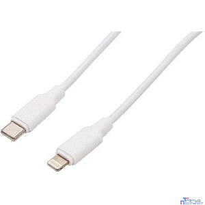 Filum Кабель USB 2.0, 1.8 м., белый, 3 А, разъемы: USB Type С male - Lightning male, пакет.[FL-C-U2-CM-LM-1.8M-W](894186)
