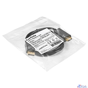 Exegate EX294708RUS Кабель DisplayPort-HDMI ExeGate EX-CC-DP-HDMI-1.0 (20M/19M, 1,0м, экран)