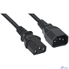 Cabeus PC-189-VDE-1.2M Кабель питания монитор-компьютер IEC 320 C13 - IEC 320 C14 (3x0.75). 1.2м