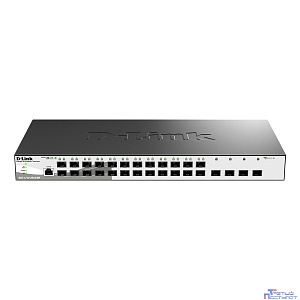 D-Link DGS-1210-28XS/ME/C1A Управляемый L2 коммутатор с 24 портами 100/1000Base-X SFP и 4 портами 10GBase-X SFP+