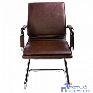 Кресло Бюрократ CH-993-Low-V/Brown низкая спинка коричневый искусственная кожа