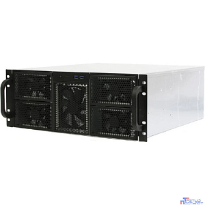 Procase RE411-D0H17-FE-65 Корпус 4U server case,0x5.25+17HDD,черный,без блока питания,глубина 650мм,MB EATX 12"x13", панель вентиляторов 3х120