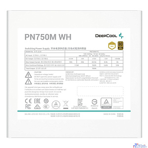 Блок питания ПК Deepcool GAMERSTORM PN750M WH (R-PN750M-FC0W-WGEU)