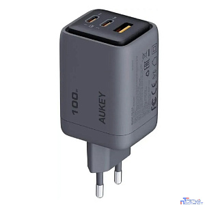 Aukey сетевое зарядное устройство Comet Mix 100W  Gray (AWC-PA-C5G)