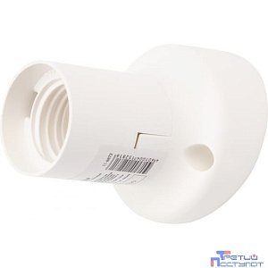 REXANT 11-8872 Патрон пластиковый настенный Е27 наклонный, белый c этикеткой