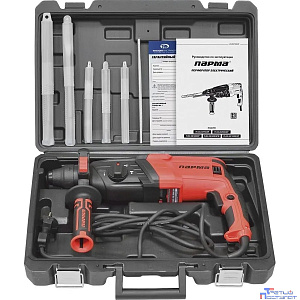 Перфоратор ПАРМА П-02-26/900ЭР [02.027.00006] { 900Вт,3-х реж,3,0Дж,SDS-plus, рег.об.,рев, пл.пуск, рук.Эрго+)(5ш/к) }